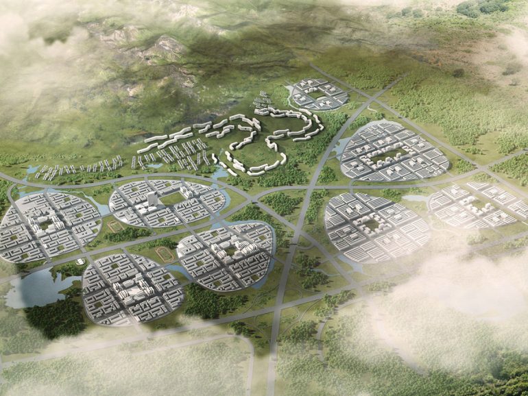 Chinese new towns: From historical hybrid to green developement
